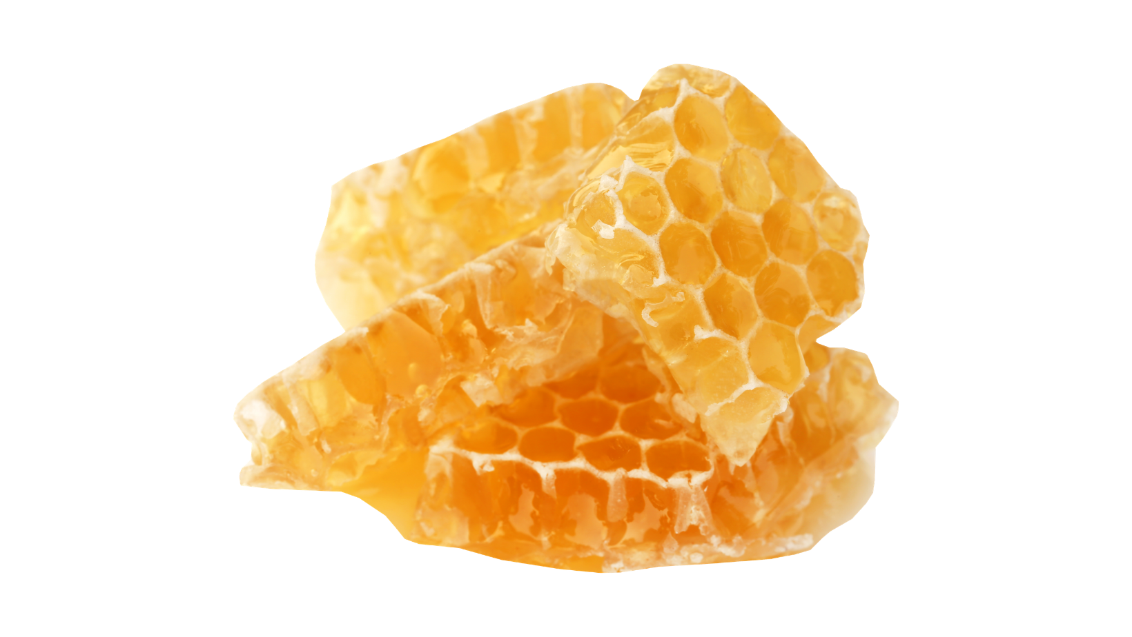 Natural beeswax honeycomb