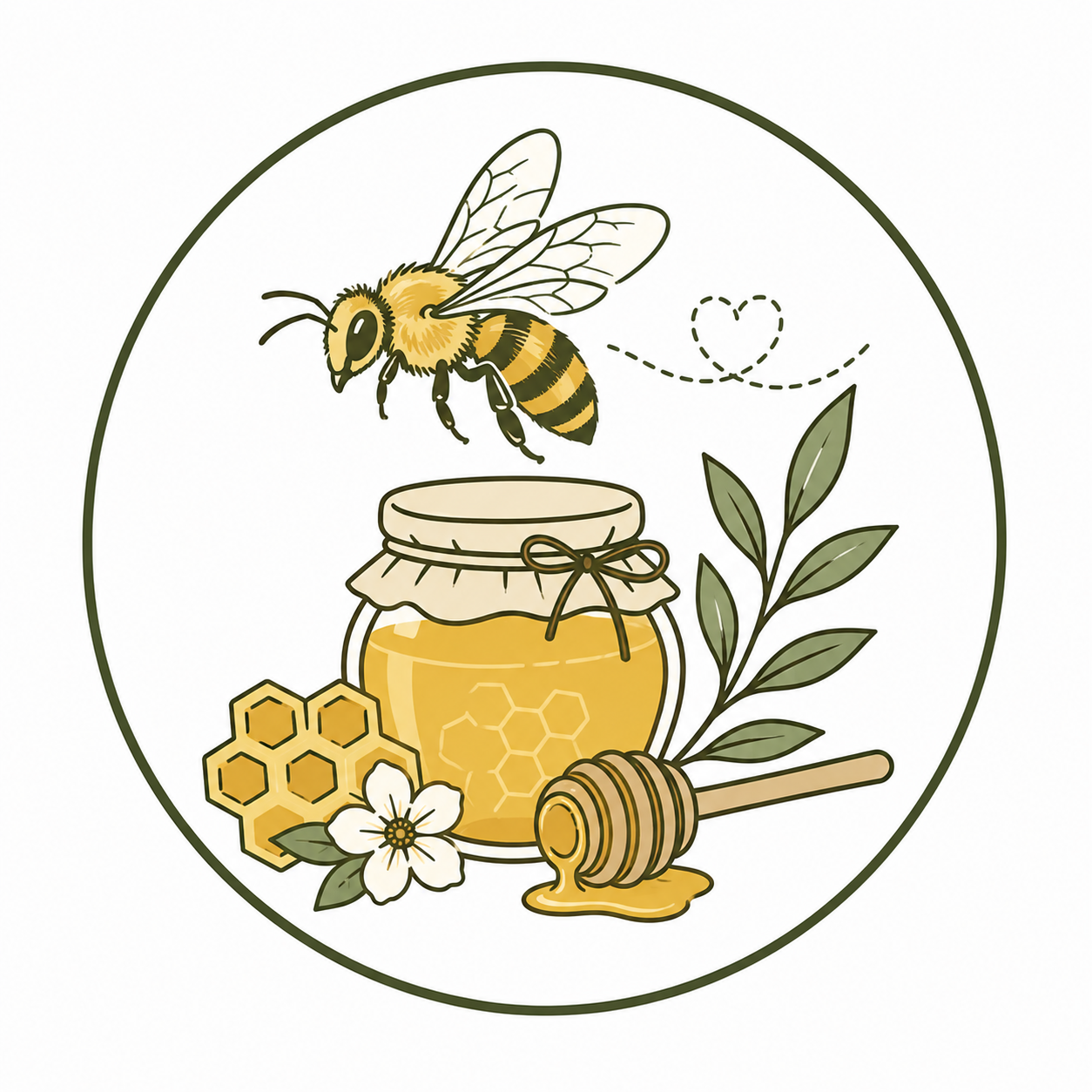 Bee-inspired ingredients icon